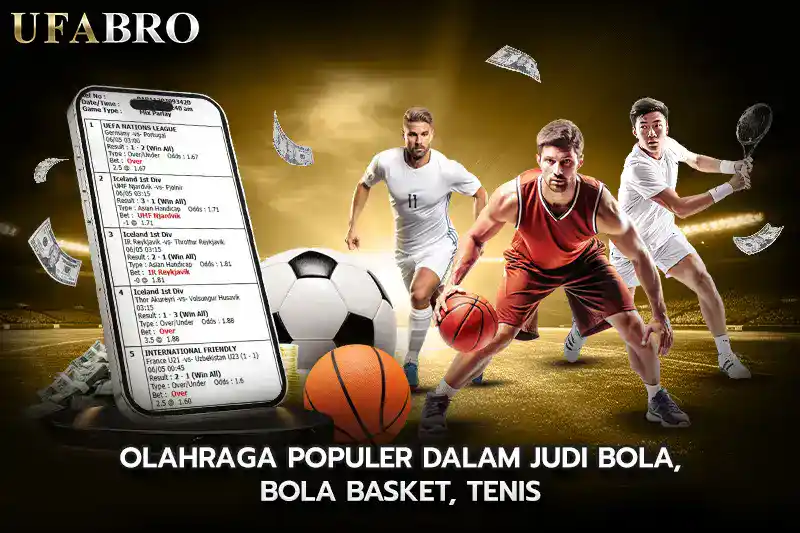 Olahraga populer dalam judi bola Bola Basket Tenis