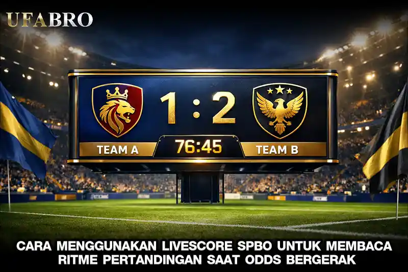 Cara Menggunakan Livescore SPBO untuk Membaca Ritme Pertandingan Saat Odds