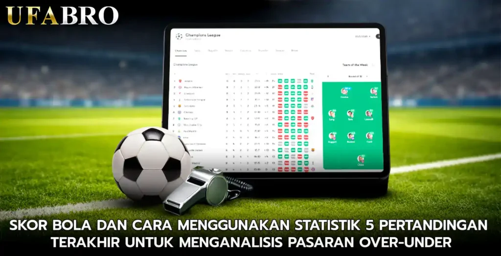 Skor Bola dan Cara Menggunakan Statistik 5 Pertandingan Terakhir