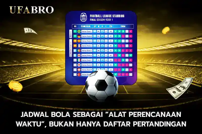 Jadwal Bola Sebagai Alat Perencanaan Waktu Bukan Hanya Daftar Pertandingan